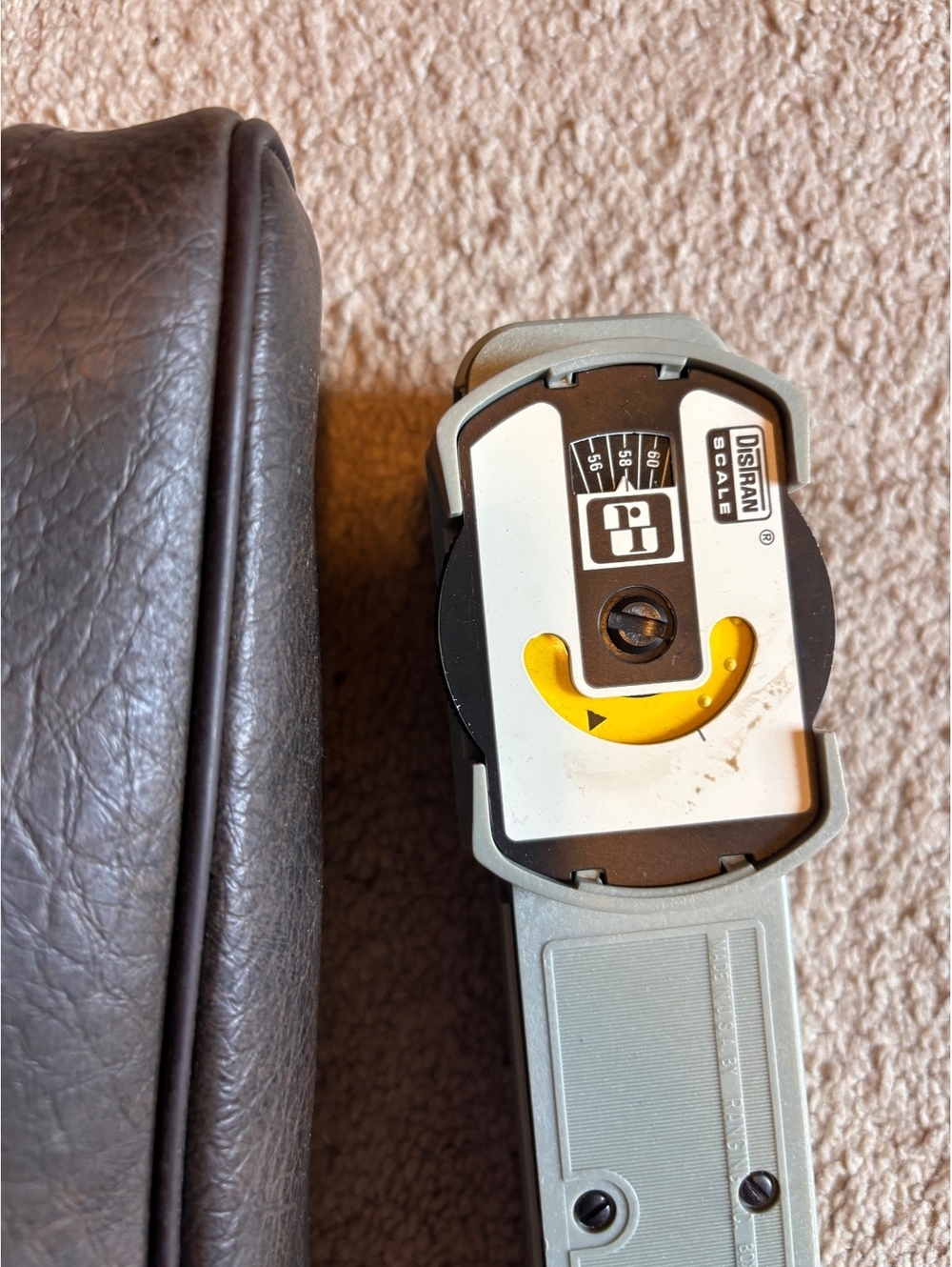 Vintage Ranging Rangematic Distance Finder Model 1000 w/ Distran Scale & Case - Picture 2 of 5